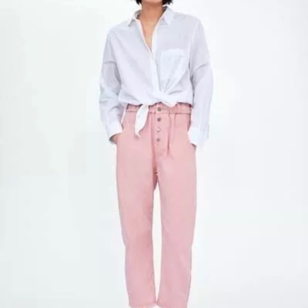 Zara Size 4 Women's Pink pants